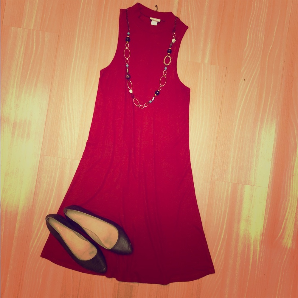 Cute and Comfortable! Ribbed Knit Dress.